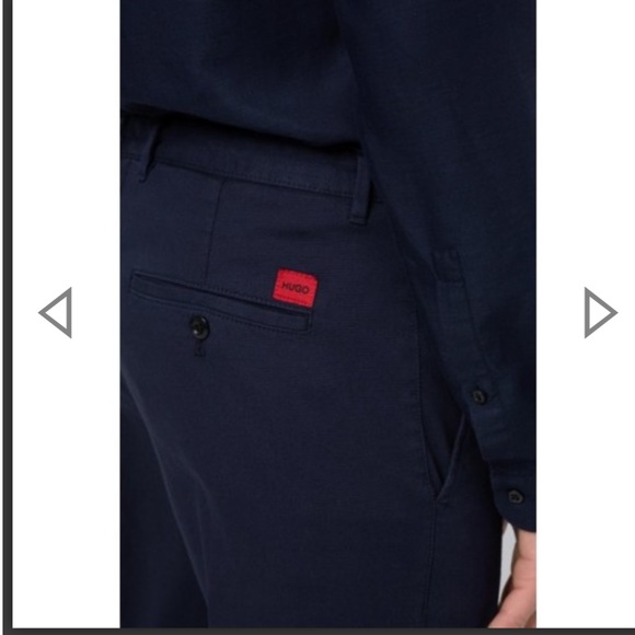 HUGO BOSS Slim-fit trousers in stretch cotton - Picture 3 of 7